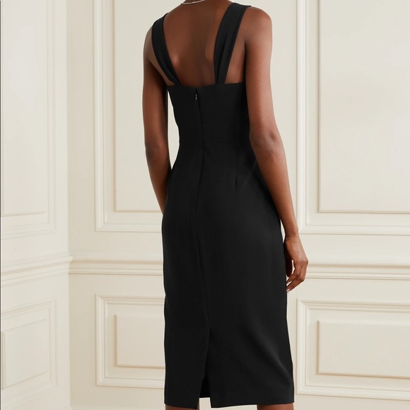 New Marchesa Norte Draped embellished crepe dress - Picture 3 of 13